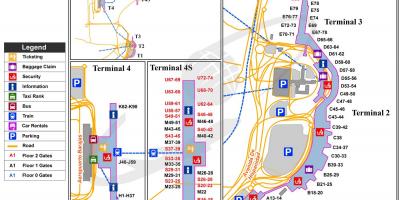 マドリード国際空港地図