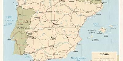 マドリードの地図