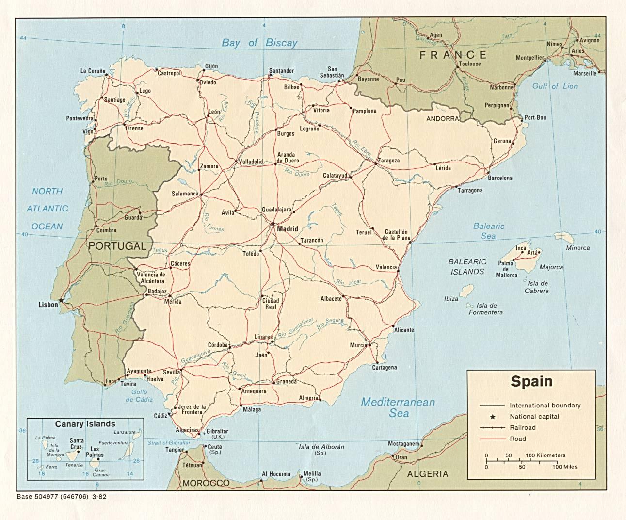 マドリードスペイン地図 マドリードの地図 スペイン