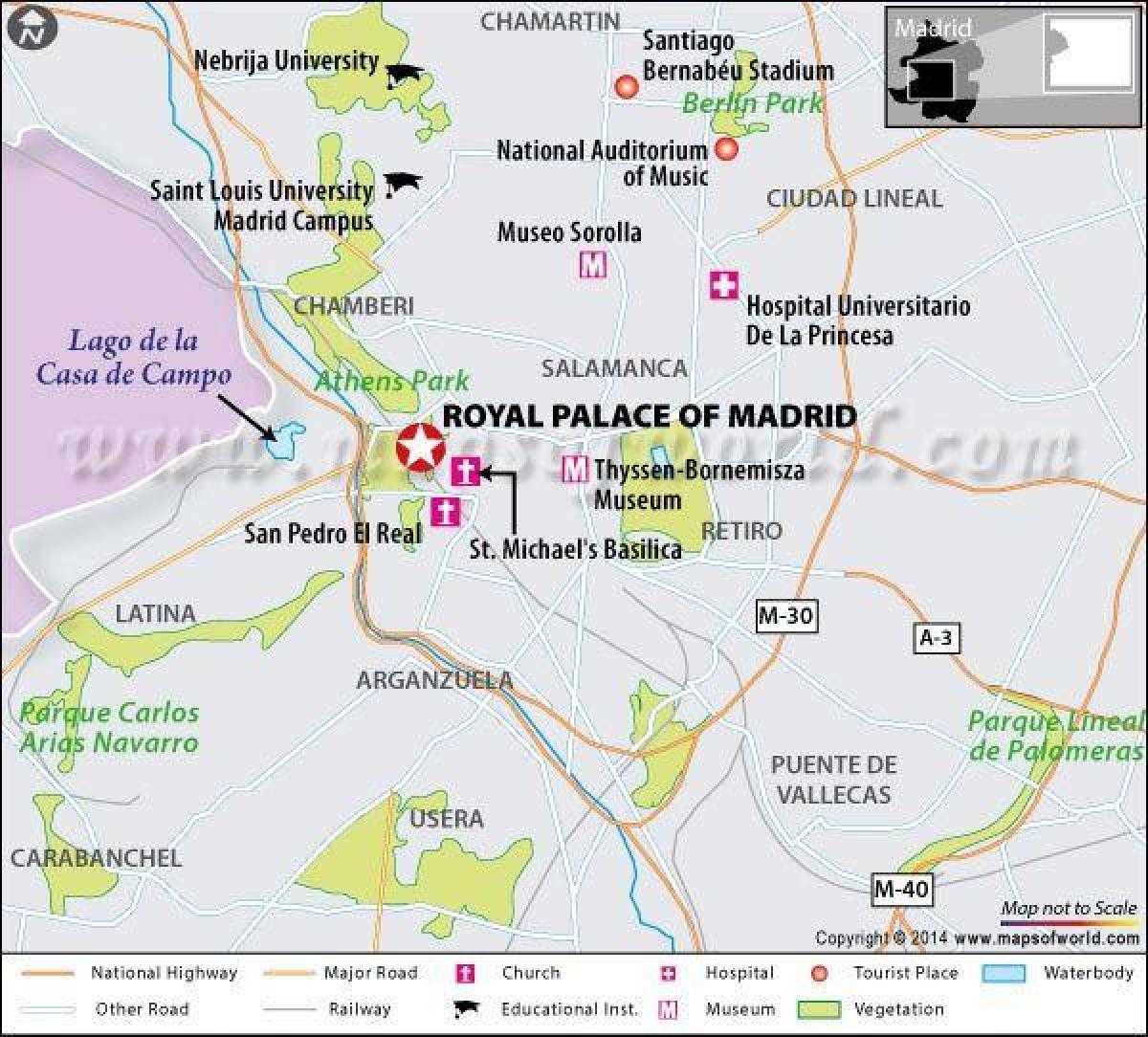 レアル マドリードの位置地図 地図のアル マドリード スペイン