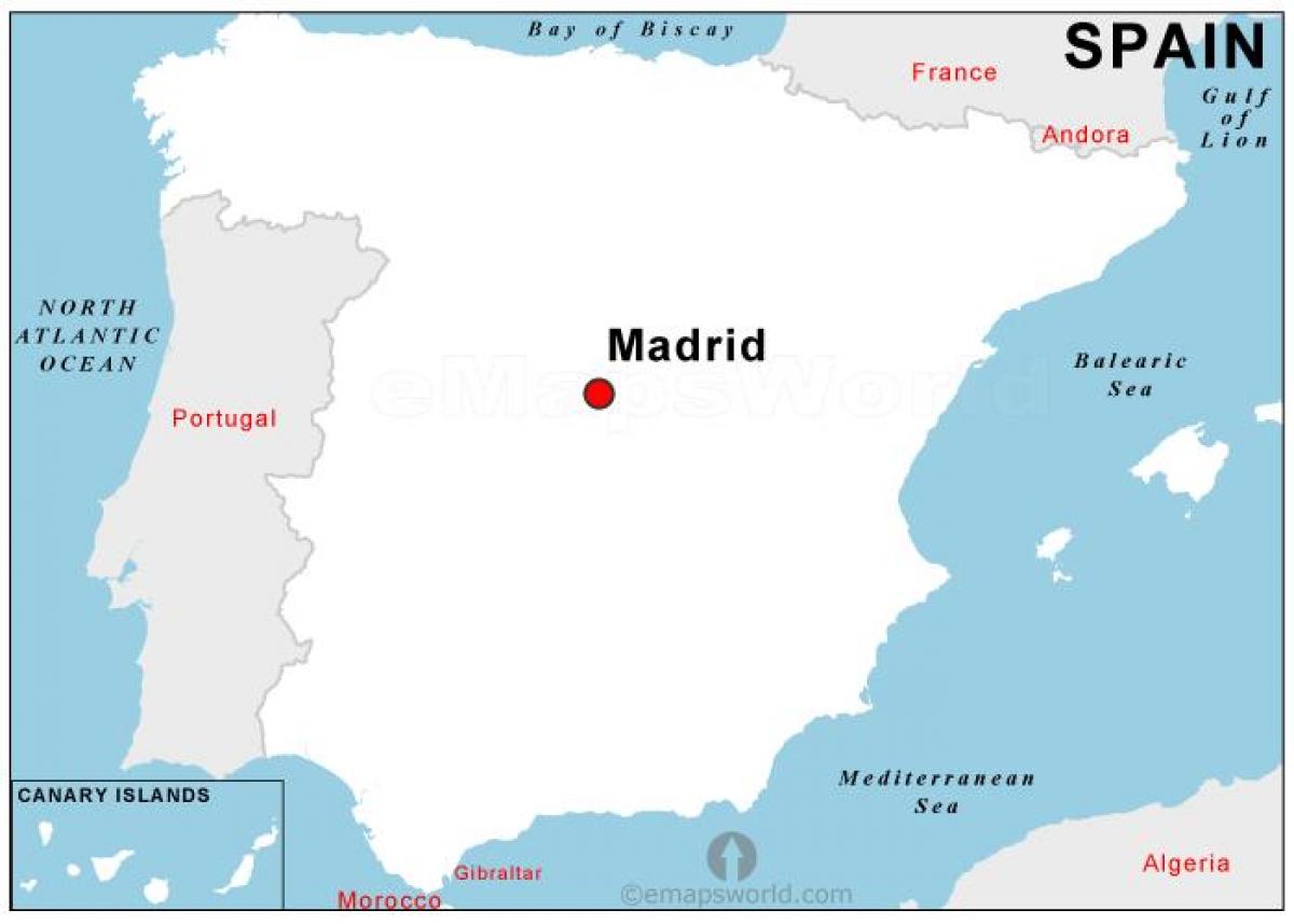 資本スペインの地図 地図の資本スペイン スペイン