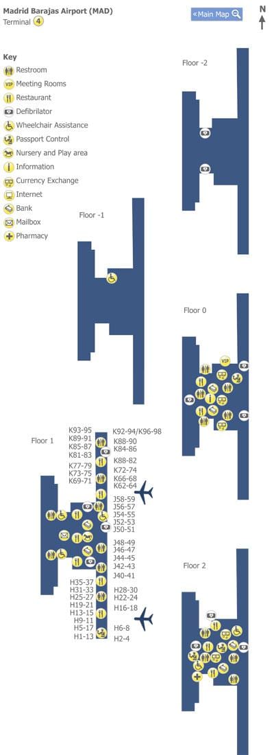 バラハスターミナル4地図