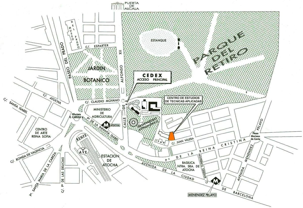 地図歩駅マドリード