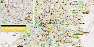 Emtマドリッドバス-地図