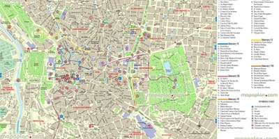 地図マドリードのオフラインの地図