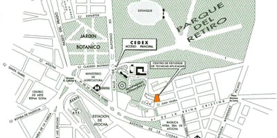 地図歩駅マドリード
